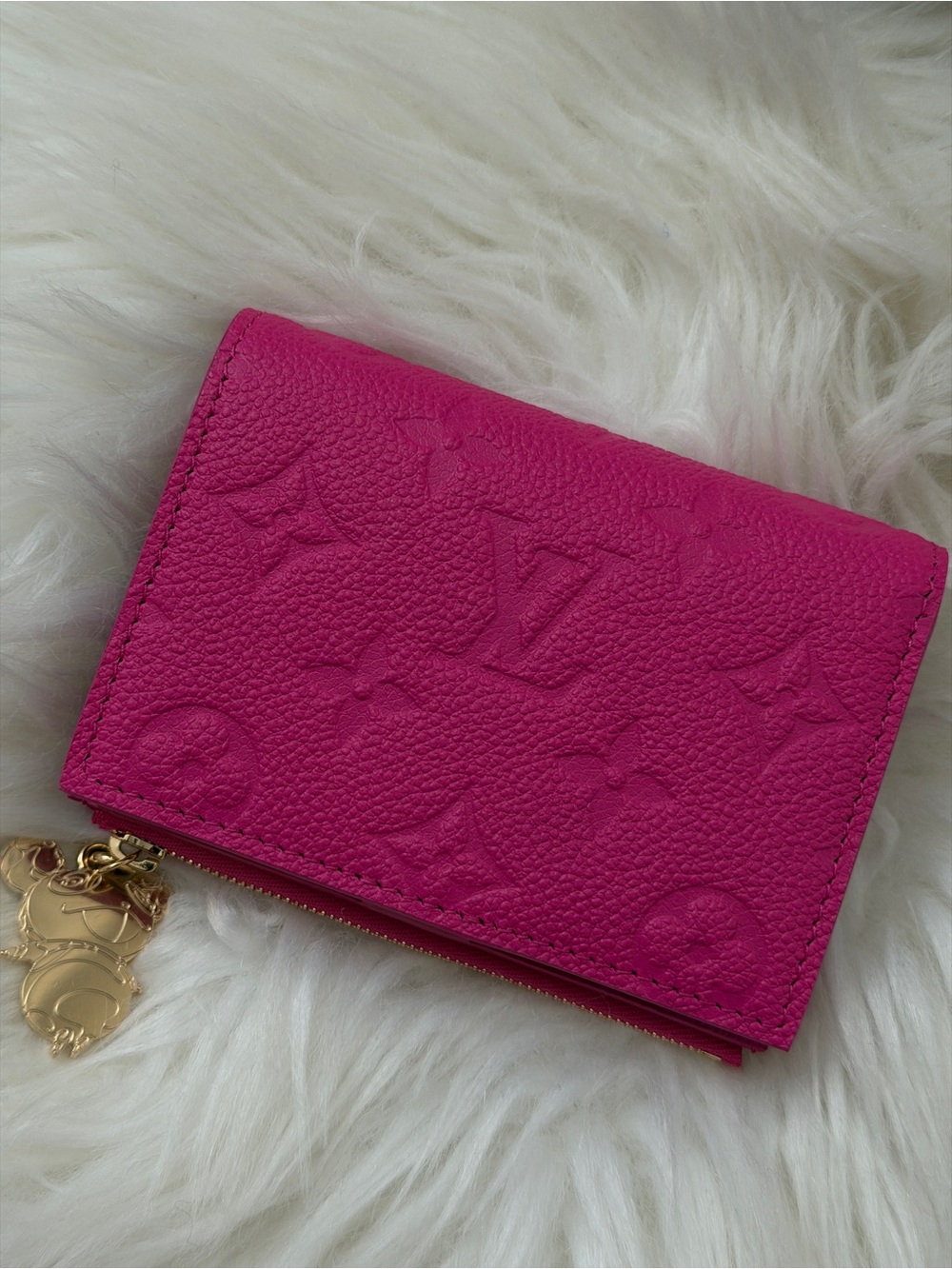 BNIB AUTH Louis Vuitton LV x TM Takashi Murakami Lisa Wallet Kawaii Pink - Picture 6 of 7